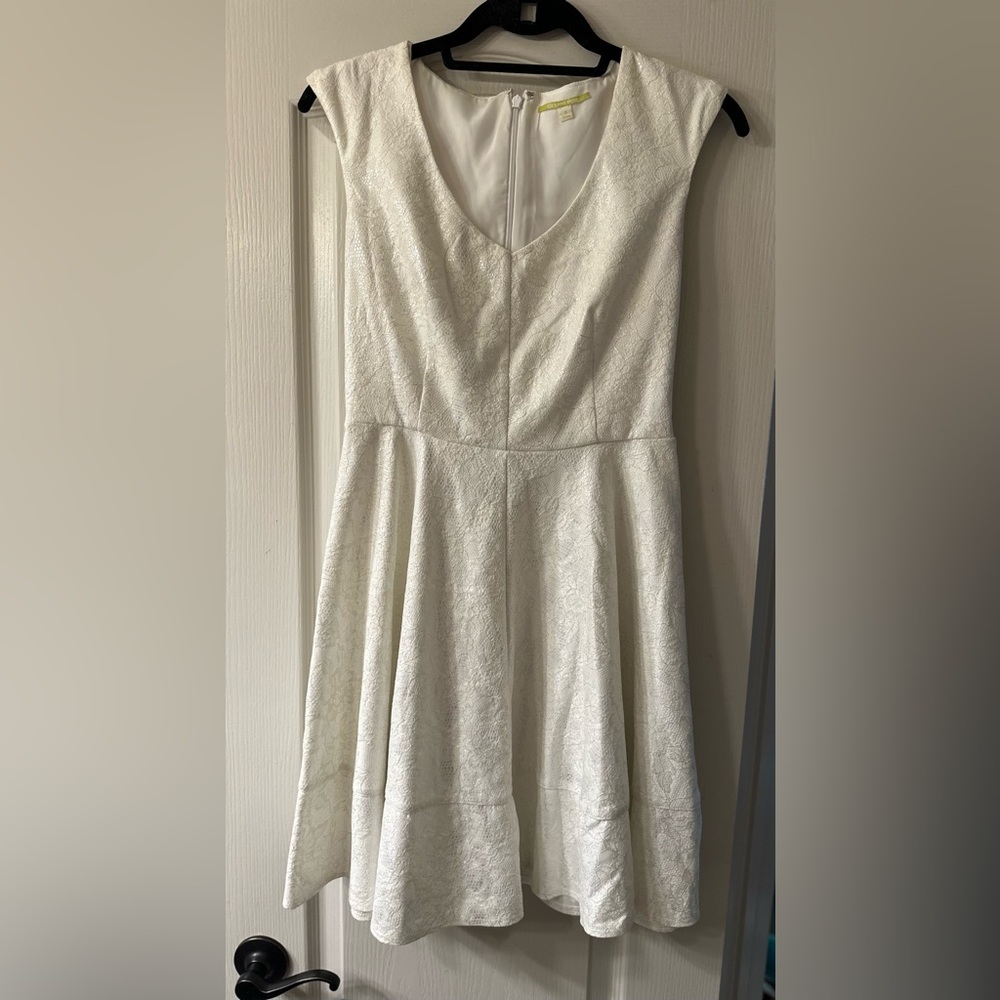 Gianni Bini Sleeveless Shimmer Lace Dress